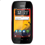  Nokia 603 Black-Fuchsina